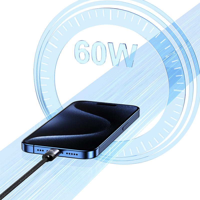USAMS Rui Series SJ704 Magnetic Data Cable Type-C To Type-C Charging Cable 60W 1m USAMS Rui Series SJ704 Magnetic Data Cable Type-C To Type-C Charging Cable 60W 1m